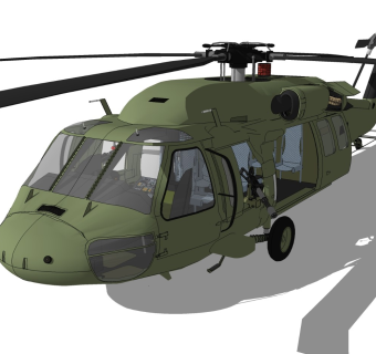 超精细直升机模型 Helicopter (3)